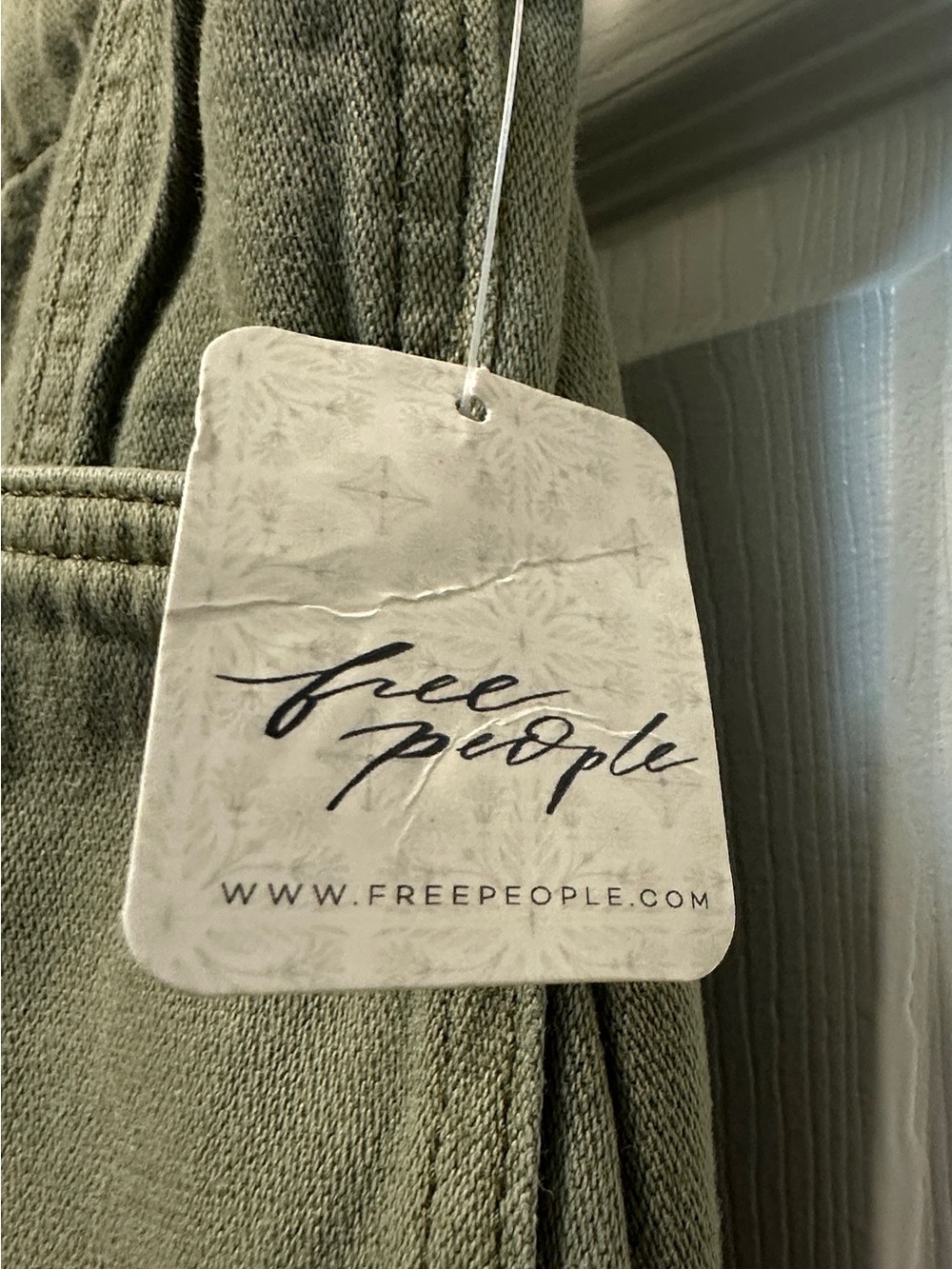 NWT Free People We The Free Silverton Pull-On Barrel Jeans size large - Picture 10 of 11